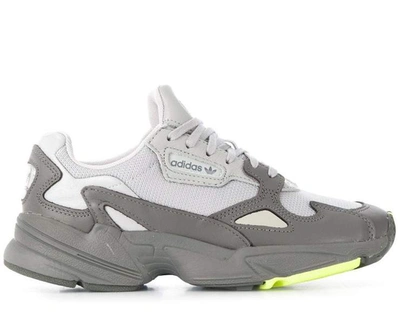 Shop Adidas Originals Adidas Falcon Sneakers In Grey