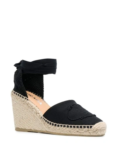 Shop Prada Sandals Black