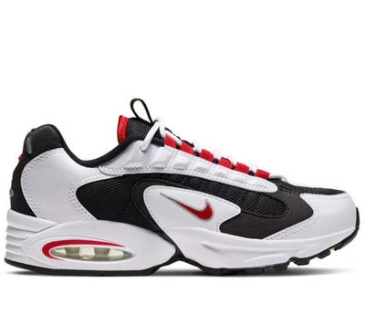 Shop Nike Air Max Triax White/university Red Sneakers