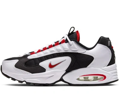 Shop Nike Air Max Triax White/university Red Sneakers