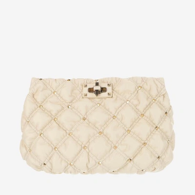 Shop Valentino Bags In Light Ivory