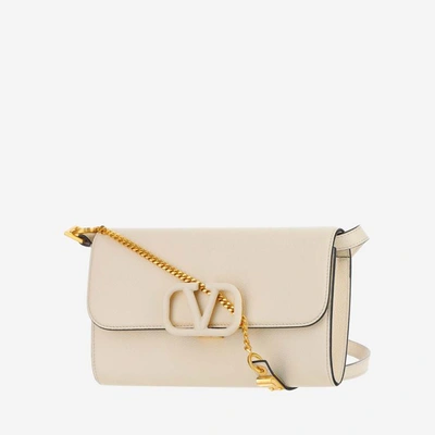 Shop Valentino Bags In Light Ivory