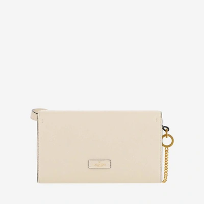 Shop Valentino Bags In Light Ivory