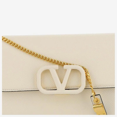 Shop Valentino Bags In Light Ivory