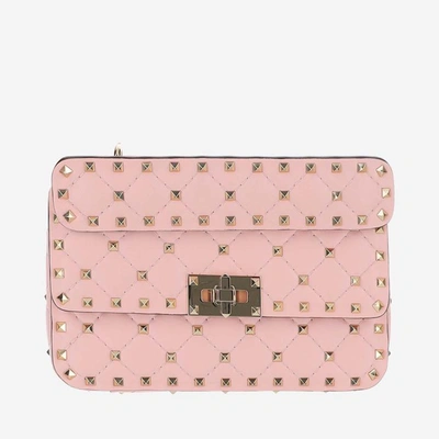 Shop Valentino Bags In Rose Quartz