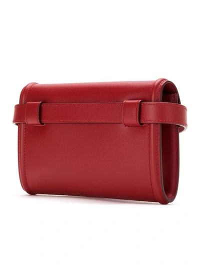 Shop Dolce & Gabbana Sacred Heart Belt Bag In Rosso Papavero