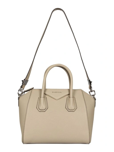 Shop Givenchy Antigona Bag In Beige