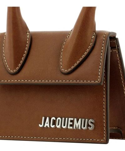 Shop Jacquemus "le Chiquito" Handbag In Brown