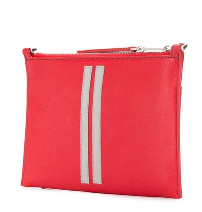 Shop Rick Owens Larry Club Pouch Shoulder Bag In Red