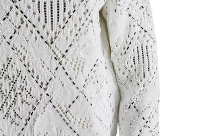 Shop Ermanno Scervino Sweaters White