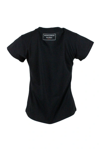 Shop Ermanno Scervino T-shirts And Polos Black
