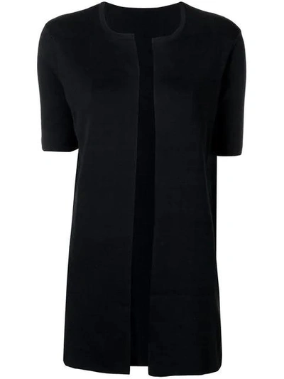 Shop Sottomettimi Short-sleeved Cardigan In Black