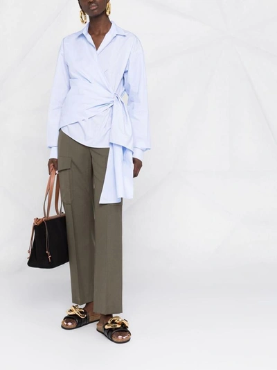 Shop Loewe Shirts In Azzurra