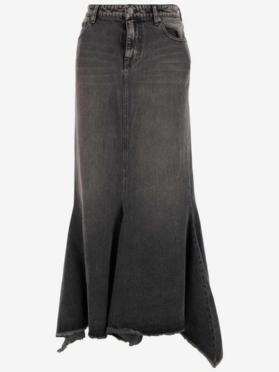 Shop Balenciaga Skirts In Dirty Vintage Bk