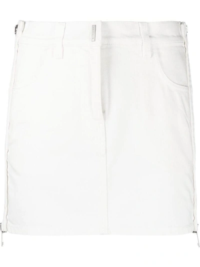 Shop Givenchy Skirts White