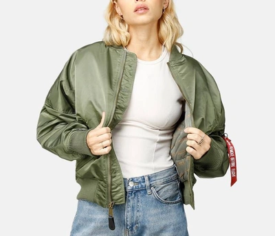 Alpha Industries L-2b Natus Men's Bomber Jacket In Green