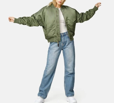 Alpha Industries L-2b Natus Men's Bomber Jacket In Green