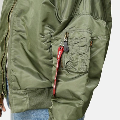 Alpha Industries L-2b Natus Men's Bomber Jacket In Green