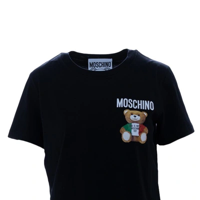 Shop Moschino T-shirts And Polos In Fantasy - Black