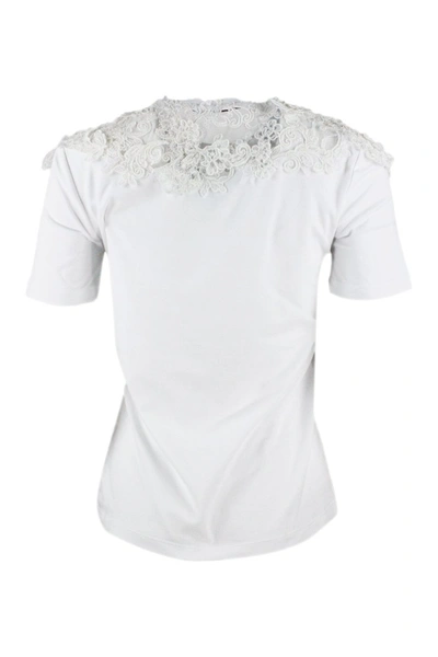 Shop Ermanno Scervino T-shirts And Polos White