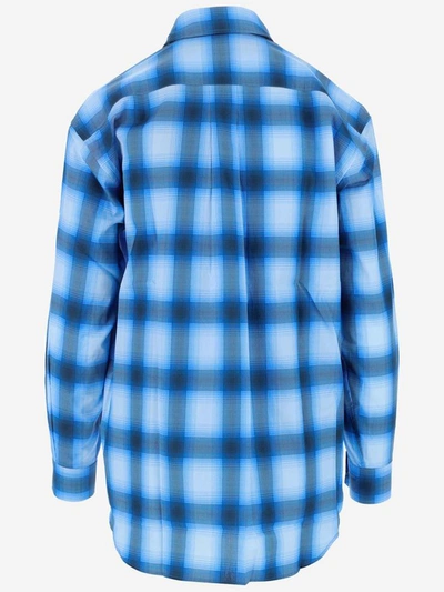 Shop Burberry Shirts In Blu