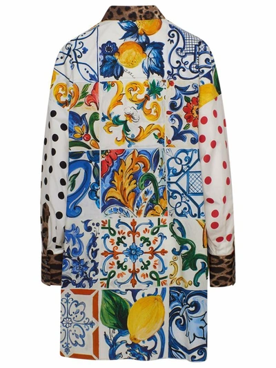 Shop Dolce & Gabbana Multicolor Flowers Shirt