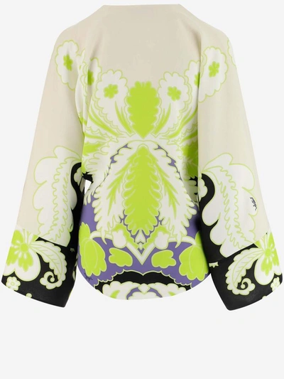 Shop Valentino Top In Lime
