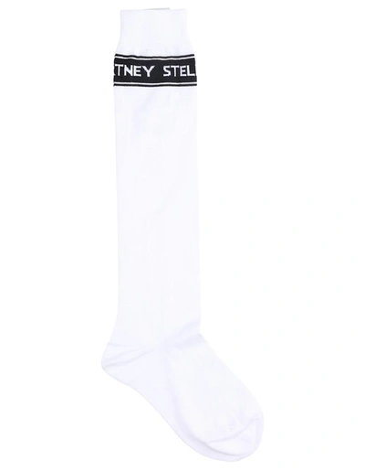 Shop Stella Mccartney Logo Socks In White
