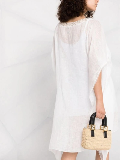 Shop Ermanno Scervino Dresses White