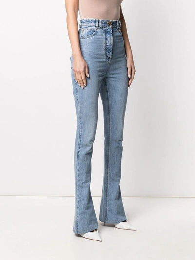 Shop Balmain Jeans Clear Blue