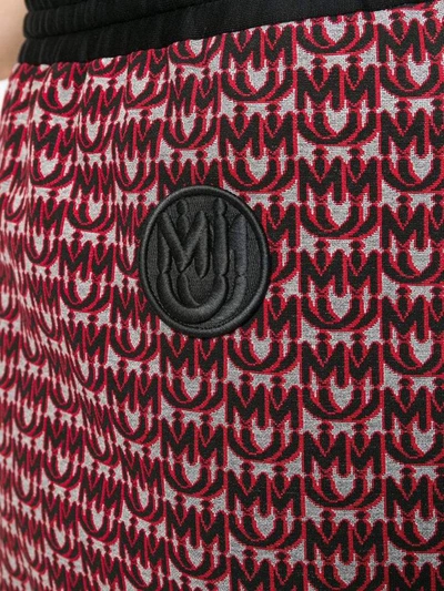 Shop Miu Miu Jersey Skirt In Nero