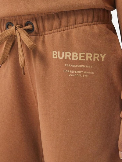Shop Burberry Trousers Beige