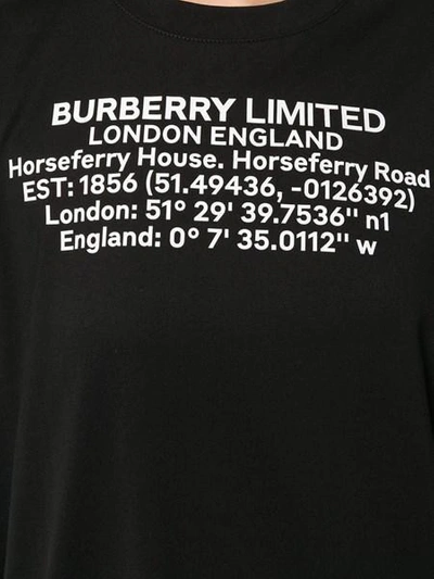 Shop Burberry Tshirt Black In Light Grey