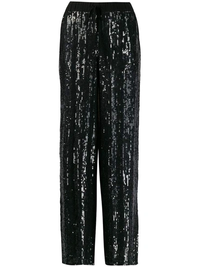 Shop P.a.r.o.s.h Parosh Embellished Wide-leg Trousers In Yellow