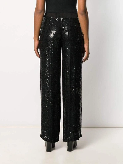 Shop P.a.r.o.s.h Parosh Embellished Wide-leg Trousers In Yellow