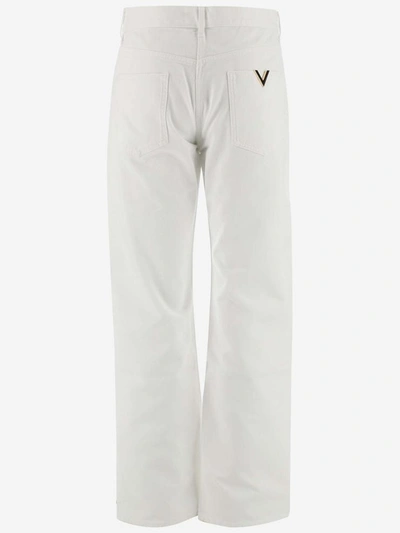 Shop Valentino Jeans In Bianco