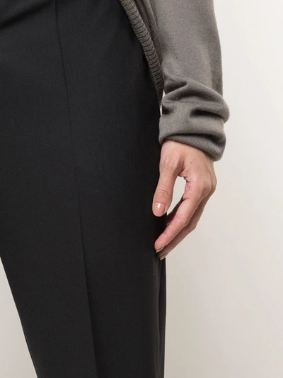 Shop Rick Owens Tapered Leg Trousers In Pink
