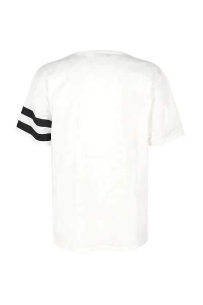 Shop Les Copains T-shirts And Polos White In Brown