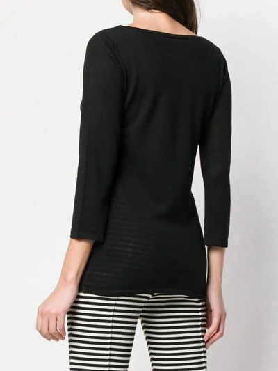 Shop Sottomettimi Fine Knit Sweater In Black