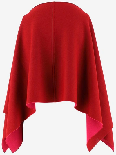 Shop Valentino Coats In Rosso