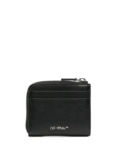 Shop Off-white Diag Wallet In Nero