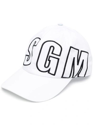 Shop Msgm Hats White