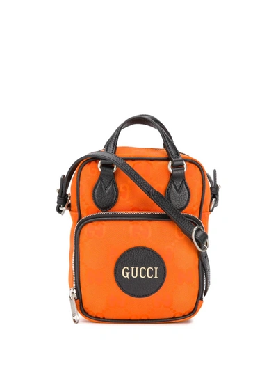 Shop Gucci Off The Grid Messenger Bag In Beige Ebony