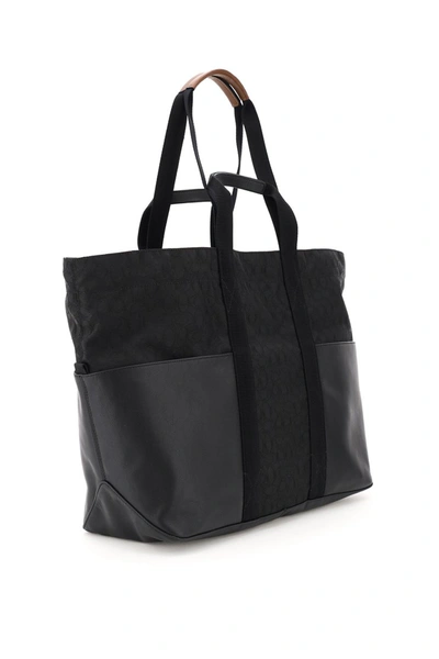 Shop Coach Pacer Reversible Signature Tote Bag In Ji Black Multi