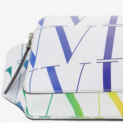 Shop Valentino Bags In Bianco Ottico/multicolor