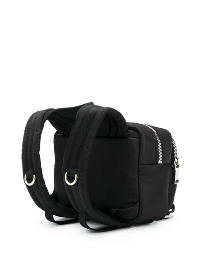 Shop Prada Small Zipped Backpack In Nero