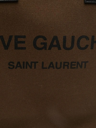 Shop Saint Laurent Bags In Kaki