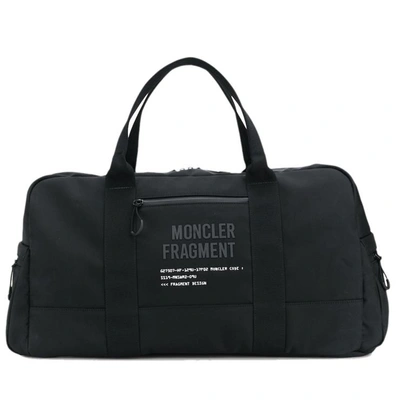 Shop Moncler X Fragment Reversible Travel Bag In Black