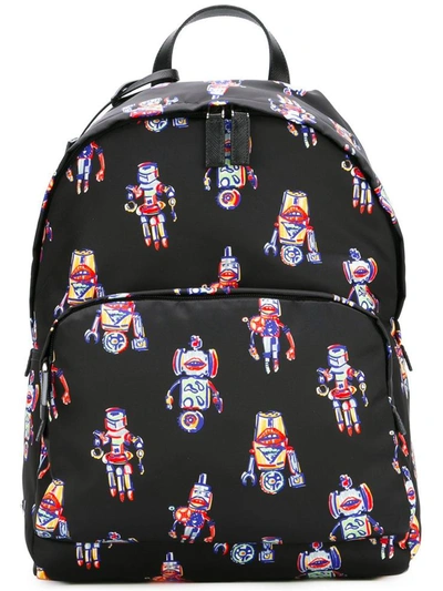 Shop Prada Backpacks Multicolor In Nero