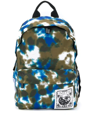 Shop Alexander Mcqueen Tie Dye Logo Backpack In Multiple Colors